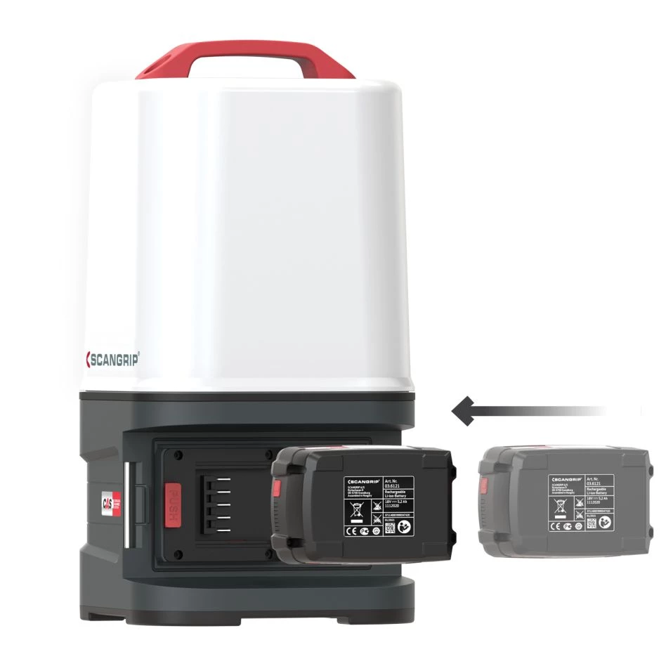 Scangrip Éclairage De Chantier 03.6103 Lampe De Chantier LED à Gradation Area 10 CAS 10000 Lumen 3 Scangrip Éclairage De Chantier 03.6103 Lampe De Chantier LED à Gradation Area 10 CAS 10000 Lumen