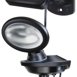 Brennenstuhl Éclairage Extérieur 1170980 Lampe Solaire à LED Pour L'extérieur SOL 14 Plus IP44 Avec Détecteur De Mouvement Infrarouge 2xLED 0.5W 85lm Longueur Du Câble 3m Couleur Noir
