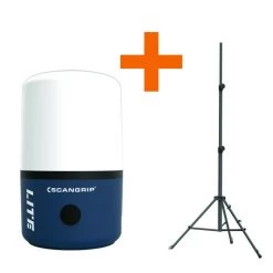 Scangrip Éclairage De Chantier 49.0212 Area Lite CO 230 Volt LED Worklight 6000 Lumen + Trépied 1.35 - 3.0 Mtr -Éclairage de chantier Soldes Boutique 49 0212 area lite co 230 volt led worklight 6000 lumen trepied 1 35 3 0 mtr 2