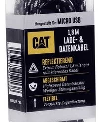 Accessoires éclairage CAT-MICRO USB CAT-MICRO Câble USB Micro USB 1.8 Mtr. -Éclairage de chantier Soldes Boutique cat micro usb cat micro cable usb micro usb 1 8 mtr 1 2